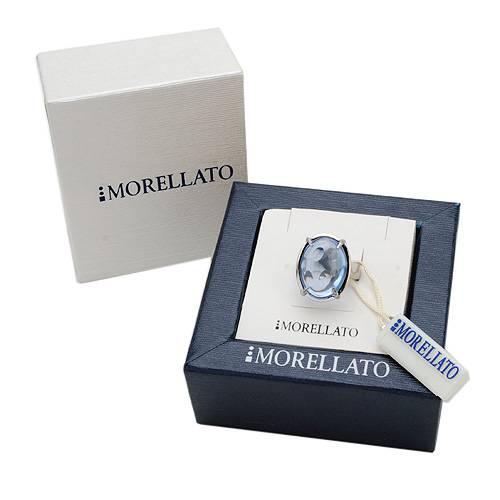 MORELLATO-24mm CRT BLUE GEMSTONE RING-sz8